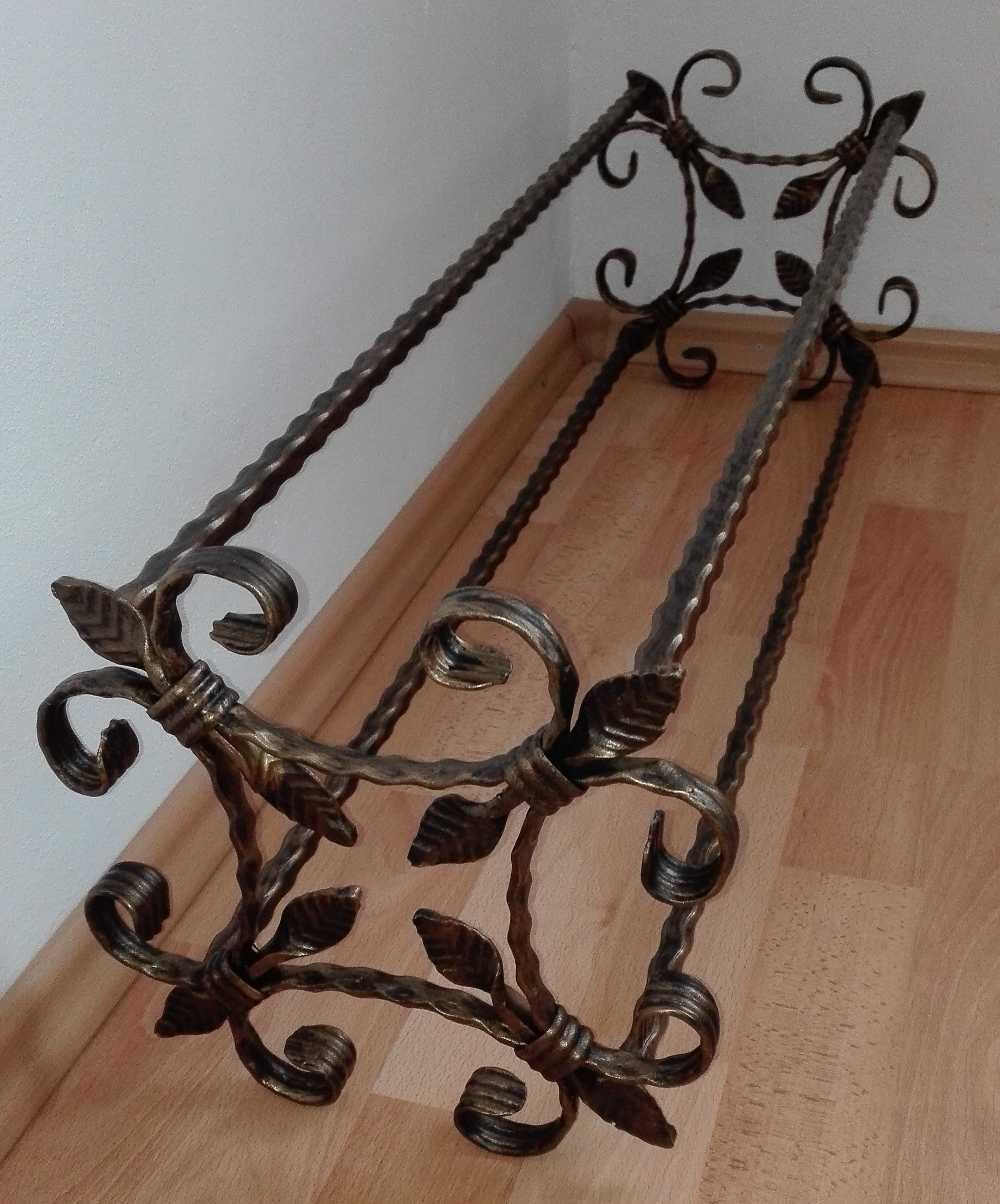 Kovaný botník / celokované Ornament
