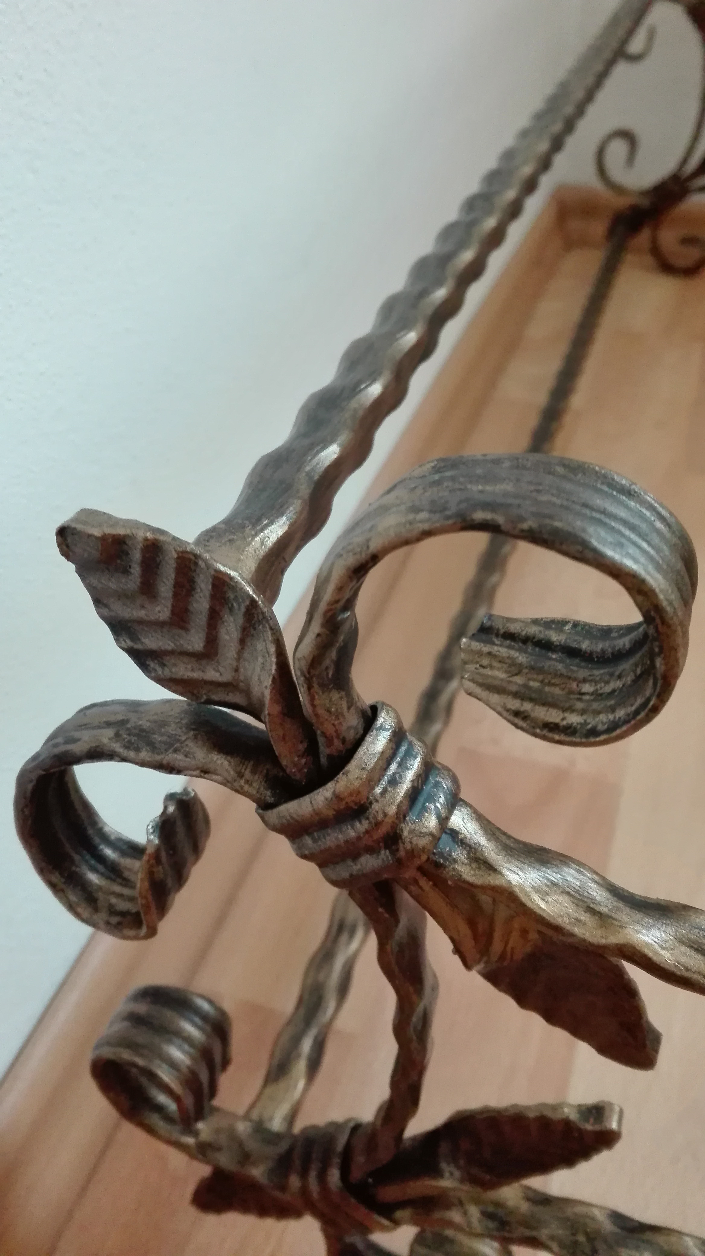 Kovaný botník / celokované Ornament